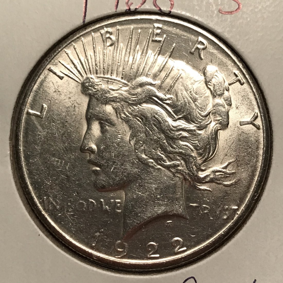 1886-Morgan-Dollar-And-1922-S-Peace-Dollar-For-Grading