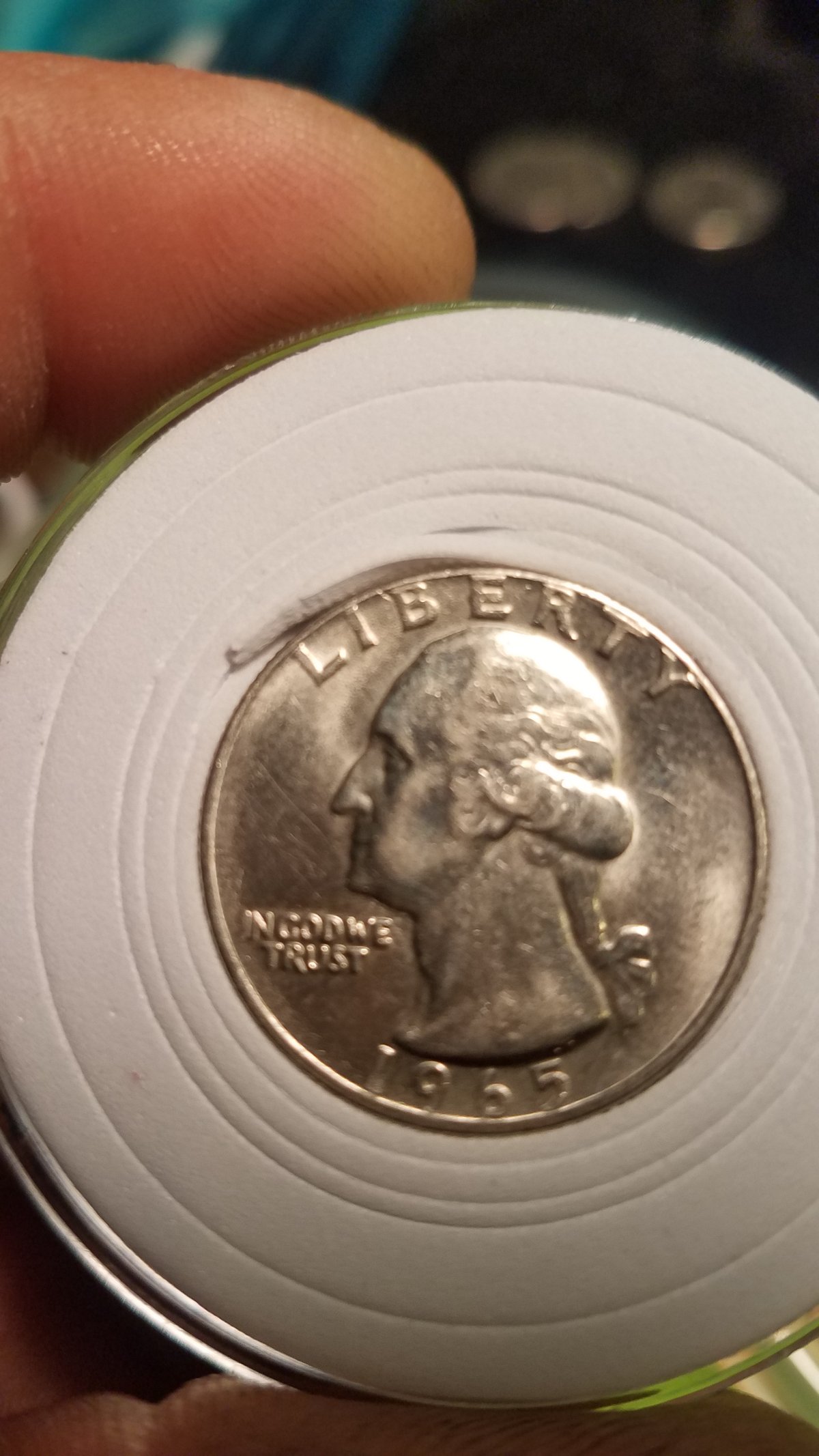 1965-Washington-Quarter-For-Consideration