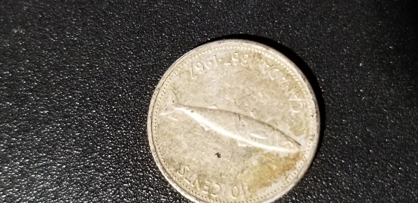 1867-1967-Canadian-Dime,-Silver?