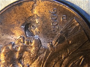 2006-Lincoln--Penny,-Large-Indent-Shows-On-Abvers-And-Revers
