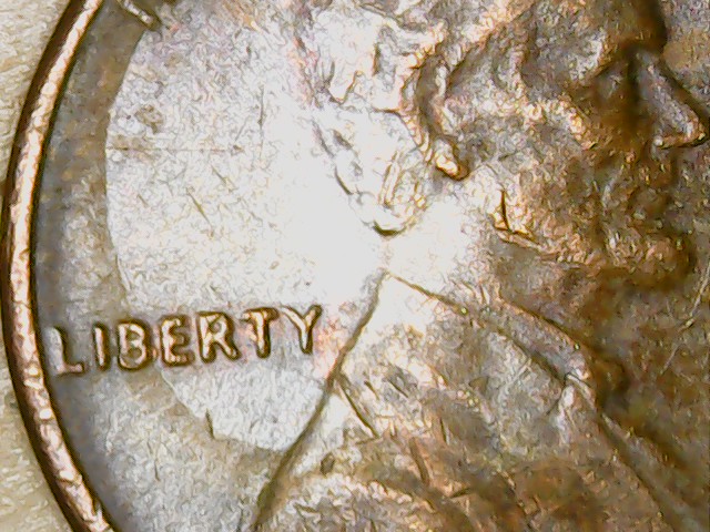 Found-This-1982-D-Penny-With-Raised-Lines-On-Obverse-And-Reverse