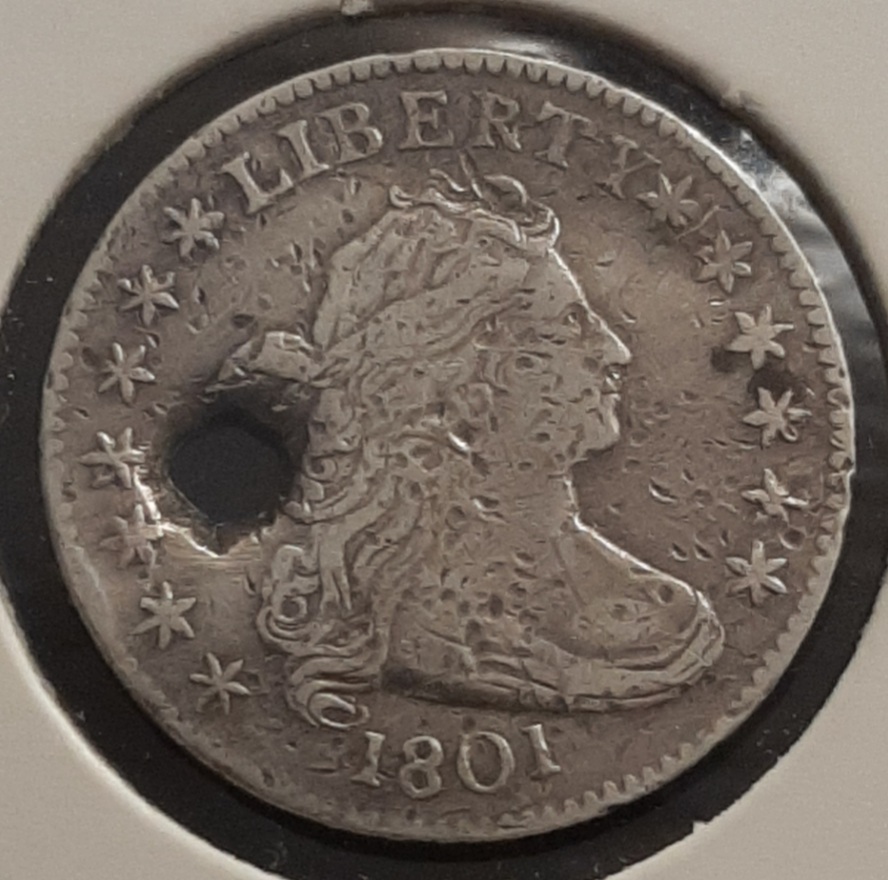 1801-Dime-Grade.-How-Bad-Does-The-Hole-Hurt-It.