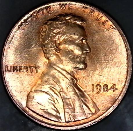 1984-Lincoln-Penny-Reverse-Die-Clash