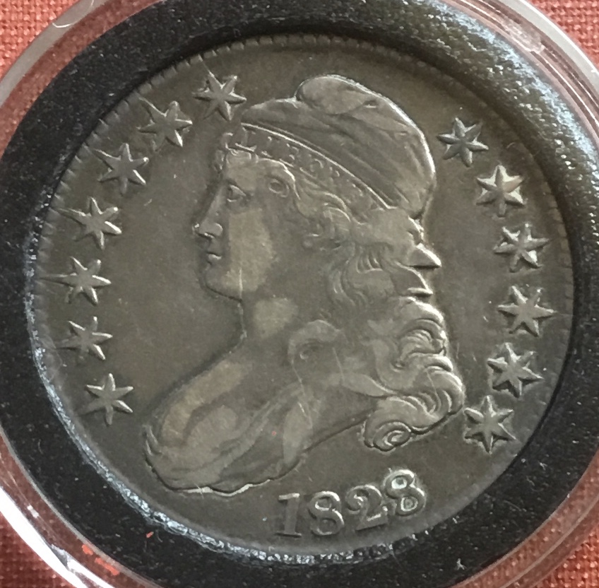 For-Grading:-1828-Capped-Bust-Half-Dollar
