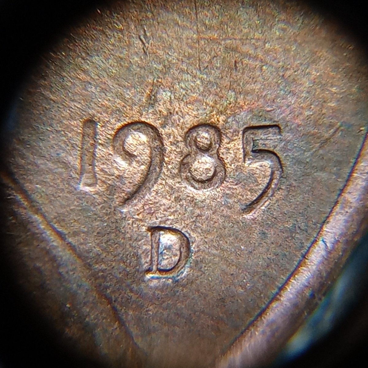 1985-D-Cent,-Reminiscent-Of-The-Doubled-Die-Varieties.-Opinions-Please