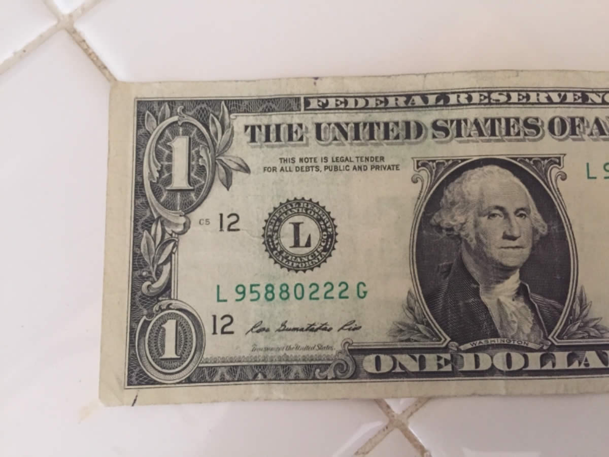$1-Bill-Very-Light-Offset-Printing-Error?
