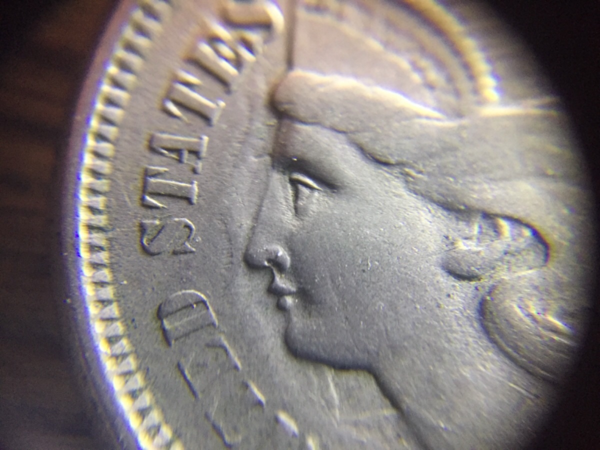 1866-Three-Cent-Nickel-Shattered-Die-Or-Retained-Cud's?