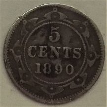 1890-Newfoundland-5-Cent