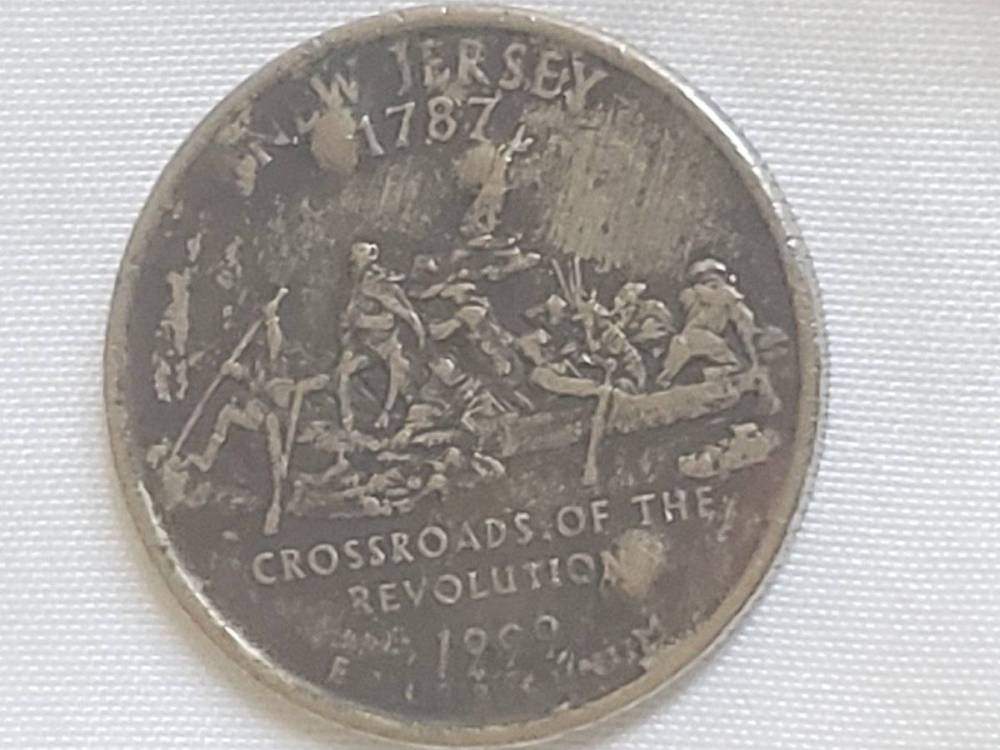 1999-NJ-Quarter-With-Raised-Surfaces-Error/Damage?