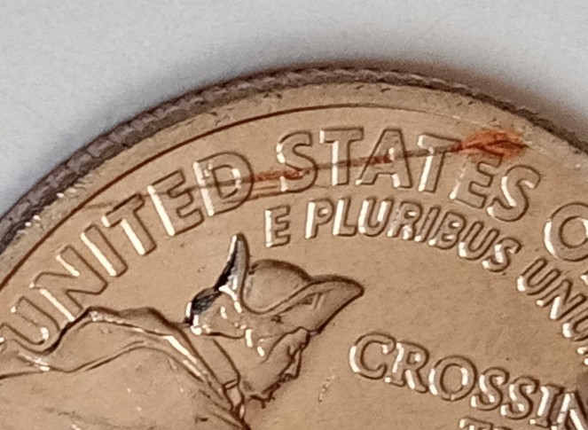 2021-D-Washington-CTD-Quarter-Struck-Through-Retained-Copper-Wire