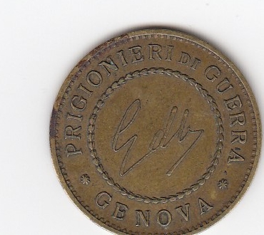 Italia-1-Lira-1914-1915-Jetton-For-War-Prisoners