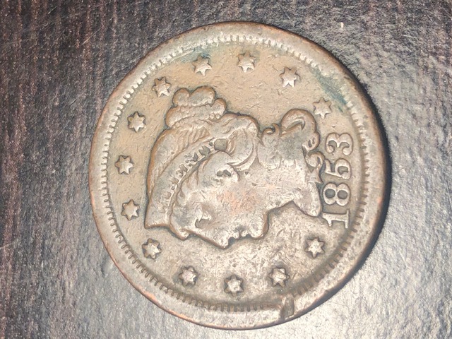 My-Newest-Pickup,-An-1853-Cent!