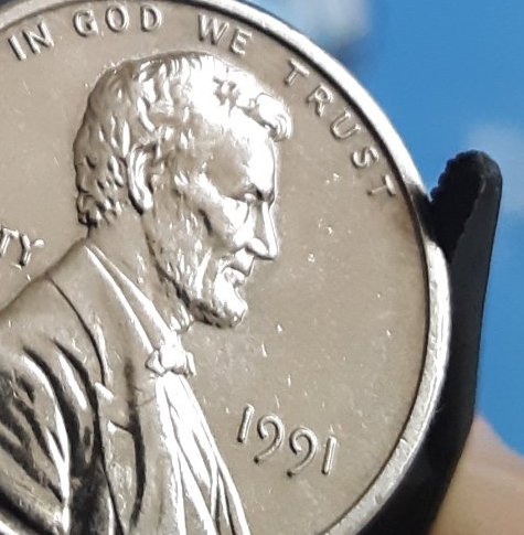1991-Lincoln-Cent-No-Copper