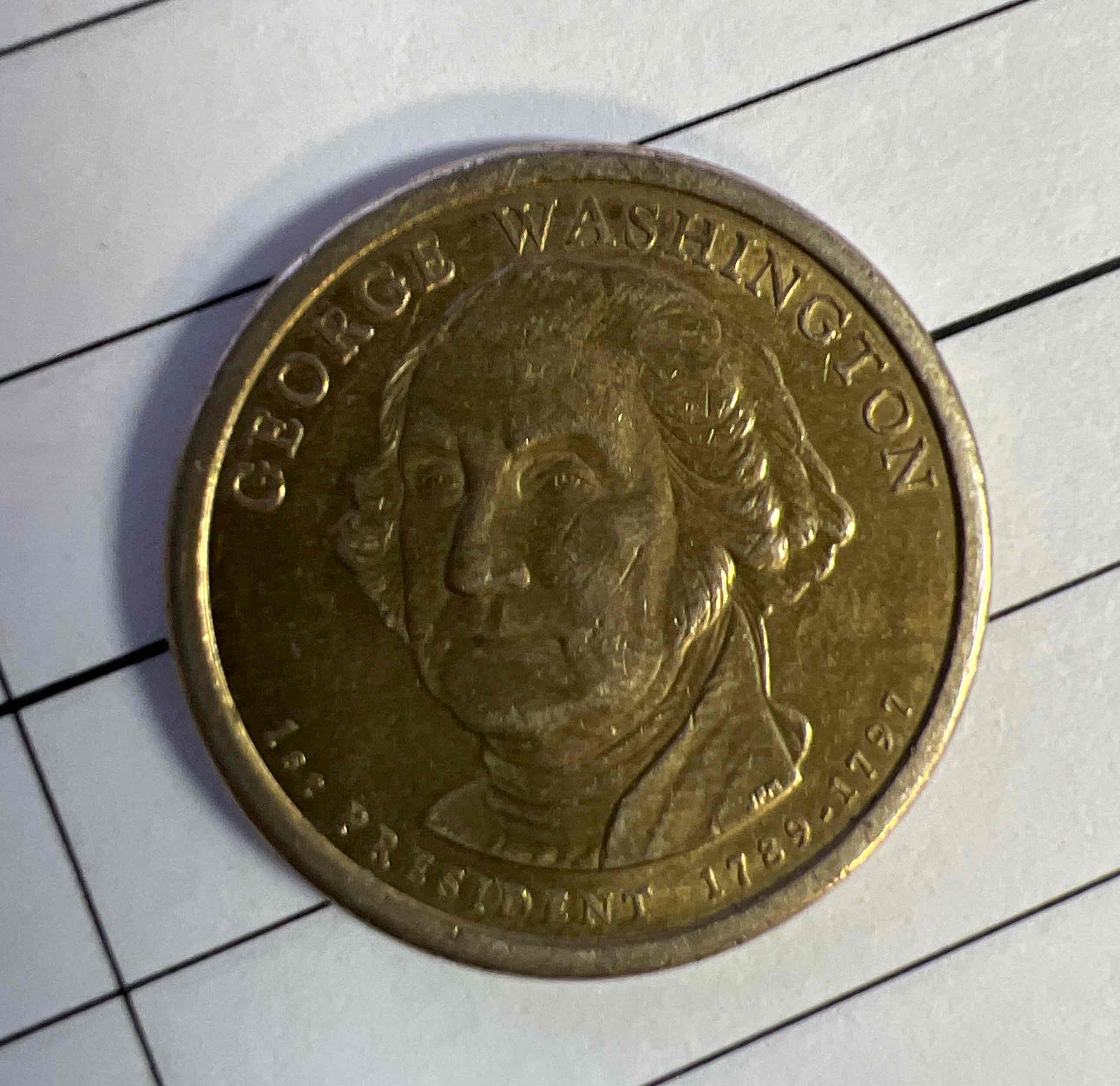 2007-D-Washington-$1-Coin.-Possible-Die-Break-On-Reverse