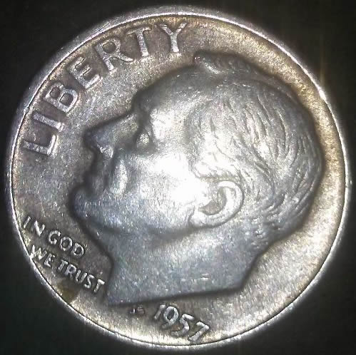 1957-Silver-Roosevelt-Dime