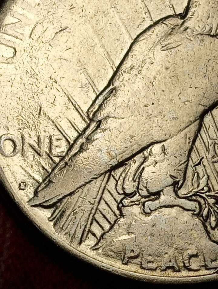 1922-S-Peace-Dollar-Don't-Know-Much-About-It-But-Is-This-Just-A-Grease-Die?