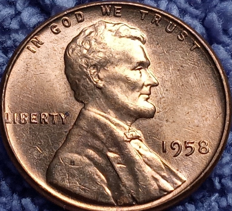 1958-Lincoln-Cent--Die-Clash?-But-I-See-A-4-On-The-Reverse?John-1