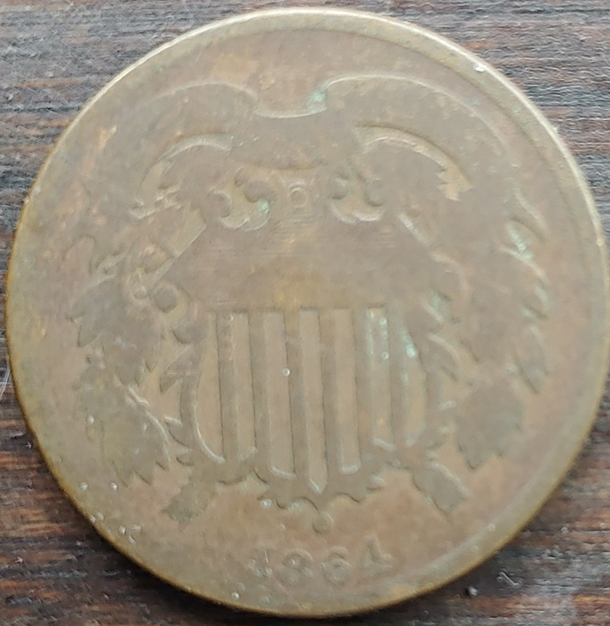 1864-2-Cent-Piece-With-Reverse-Upside-Down
