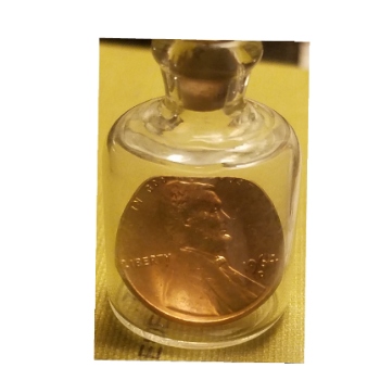 1964-D-Lincoln-Gem-~-In-Glass-Bottle-For-55-Yrs