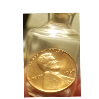 1964-D-Lincoln-Gem-~-In-Glass-Bottle-For-55-Yrs