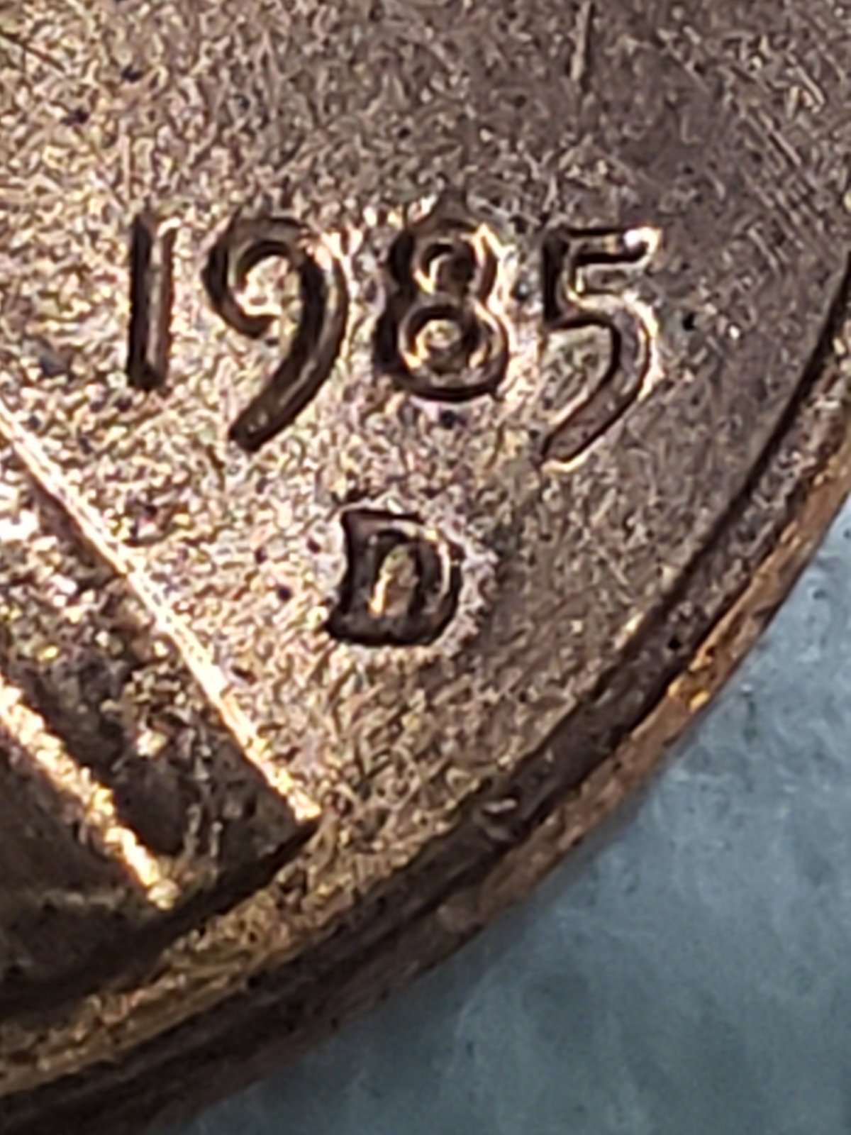 1985-D-Lincoln-Cent-DDO,-Zinc-Rot?