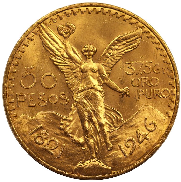 Mexico-50-Pesos-1946,-Grade-Request.