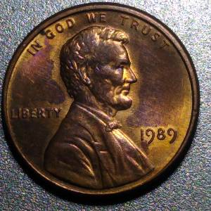 1989-No-Mint-Mark-Lincoln-Memorial---Doubling-On-Bldg