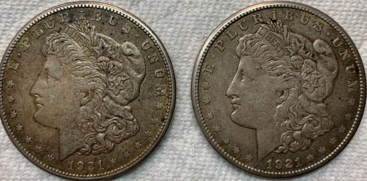 2-1921-S-Morgan-Silver-Dollars.-To-Grade-Or-Not-To-Grade?