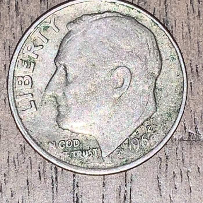 1968?-Roosevelt-Dime-Not-Sure-On-The-Year