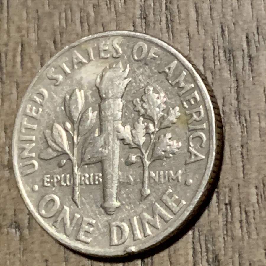 1968?-Roosevelt-Dime-Not-Sure-On-The-Year