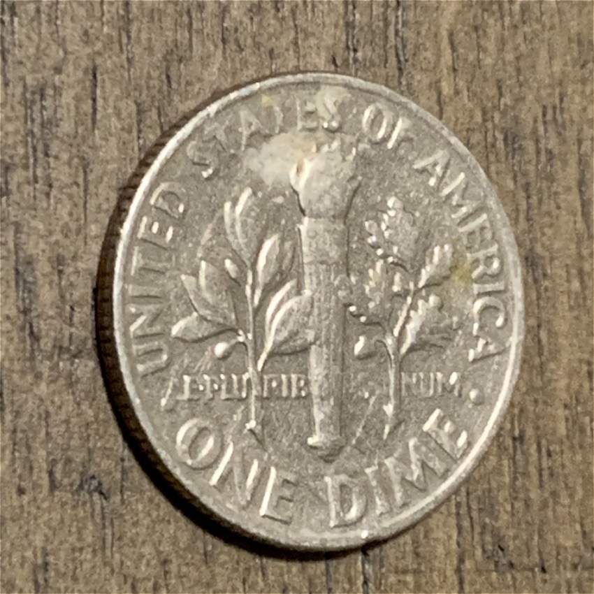 1968?-Roosevelt-Dime-Not-Sure-On-The-Year