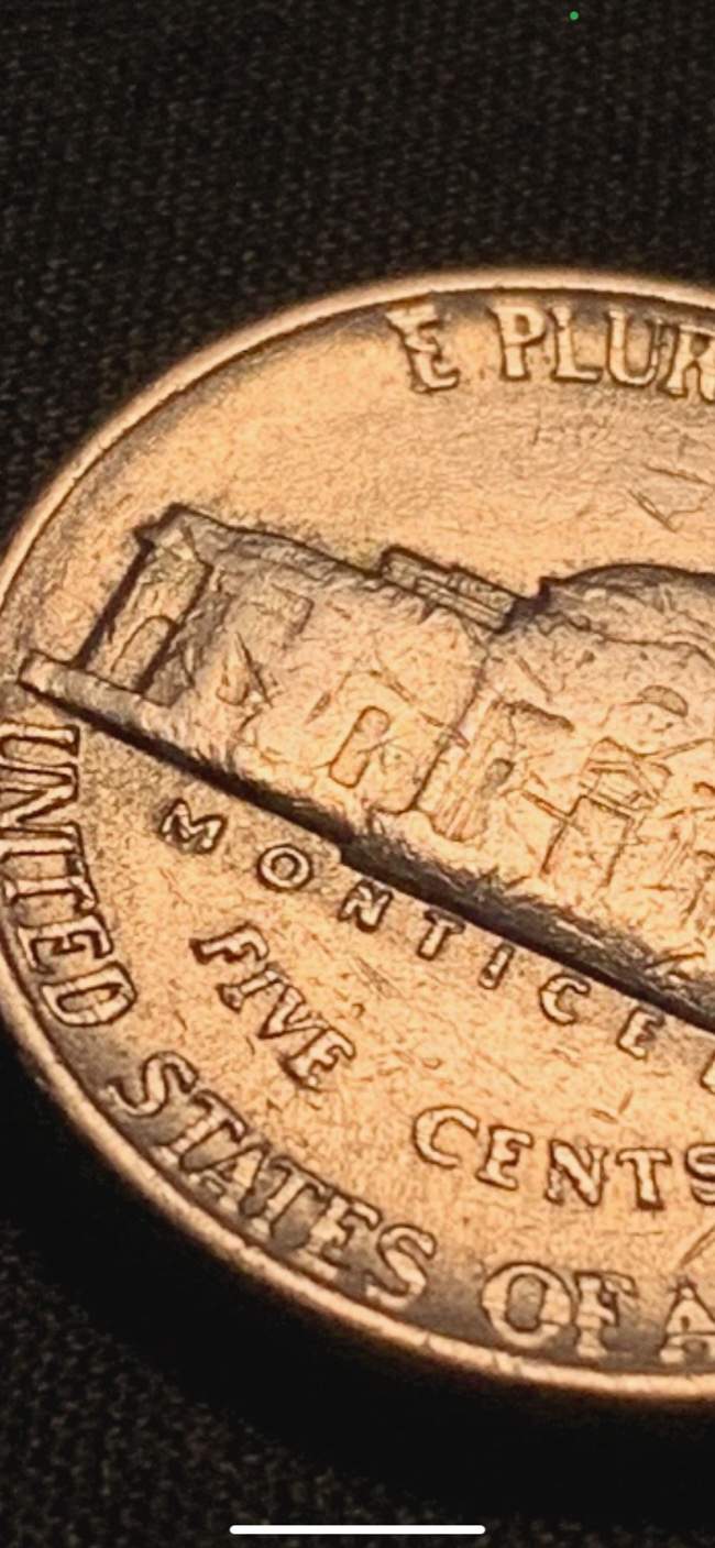 1983-P-Jefferson-Nickel:-Possibly-Struck-Through-A-Late-Stage-Die-Cap