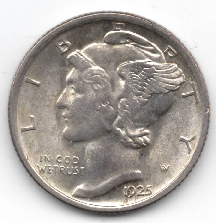 1925-D-Mercury-Dime-For-Grading