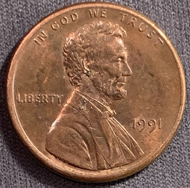 1991-Lincoln-Memorial-Cent-DDR