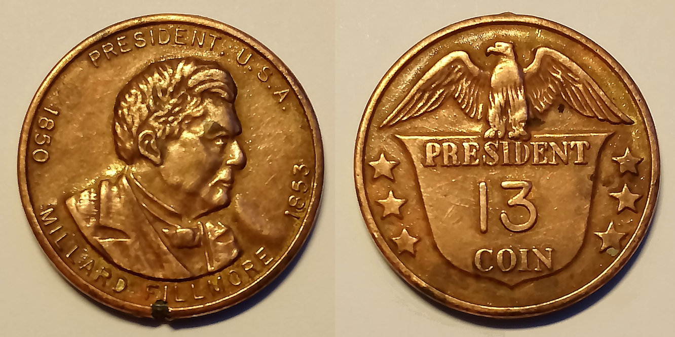 Token-President-13-Coin-Millard-Fillmore