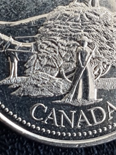 Pair-Of-1999-25-Cents-August-With-Large-Die-Chip