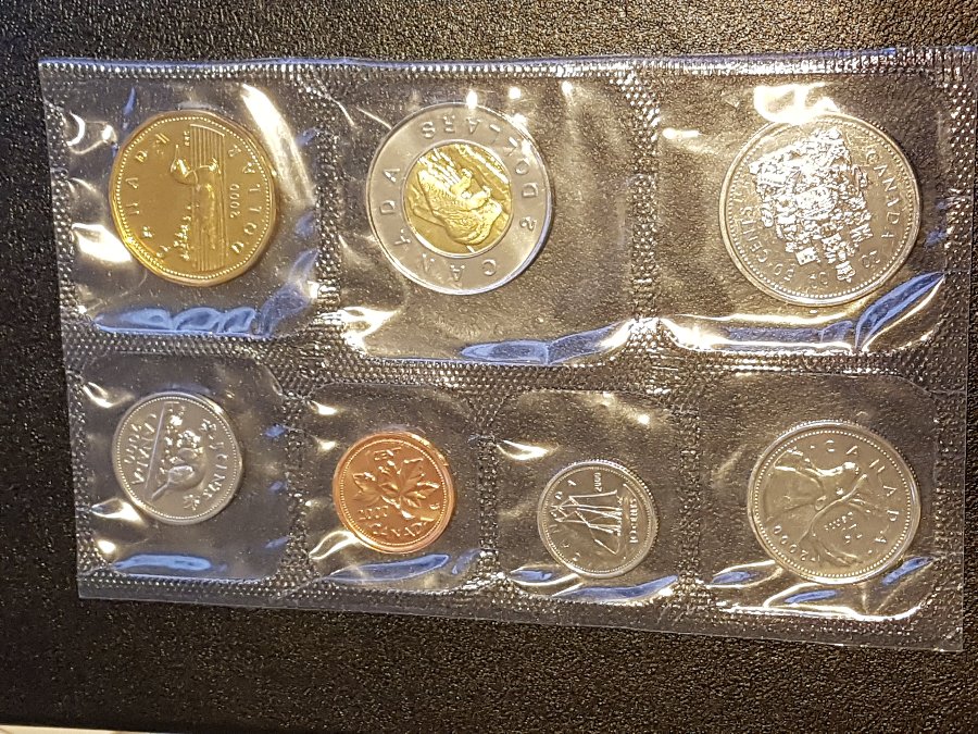 2000-1-Cent-Copper-Plated-Zinc-Planchet-With-Plating-Error