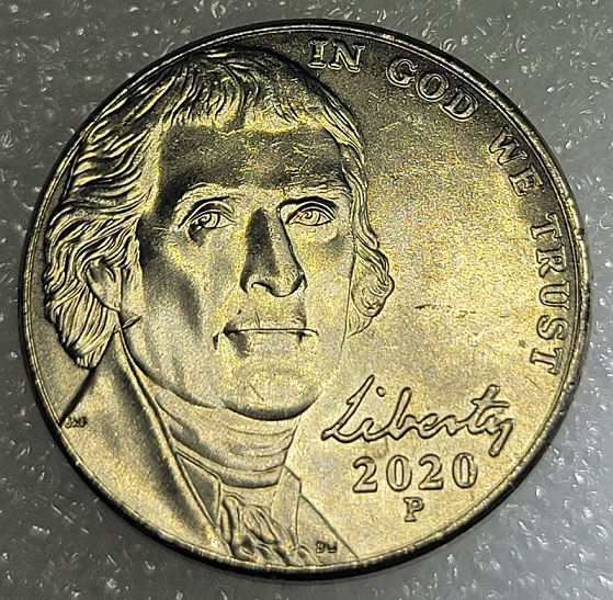 2020-P-Nickel-Reverse-Broken-Window-Die-Chips-On-Letters-&-Building!