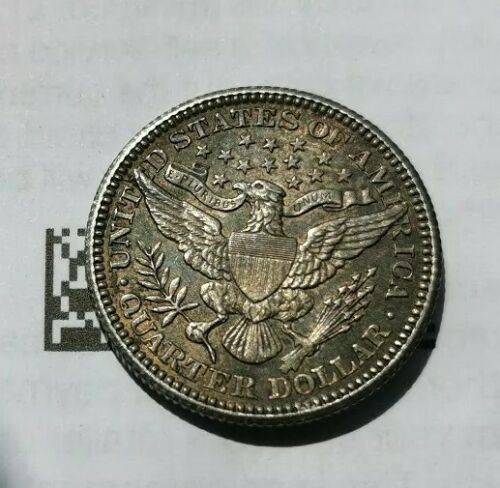 Toned-1904-P-Barber-Quarter!-Grading-Opinion-Unc/Aunc?