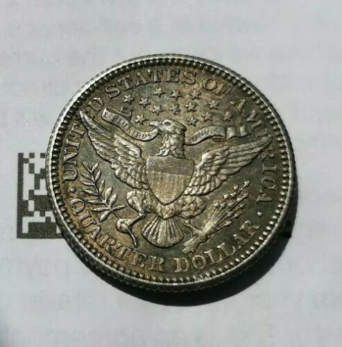 Toned-1904-P-Barber-Quarter!-Grading-Opinion-Unc/Aunc?