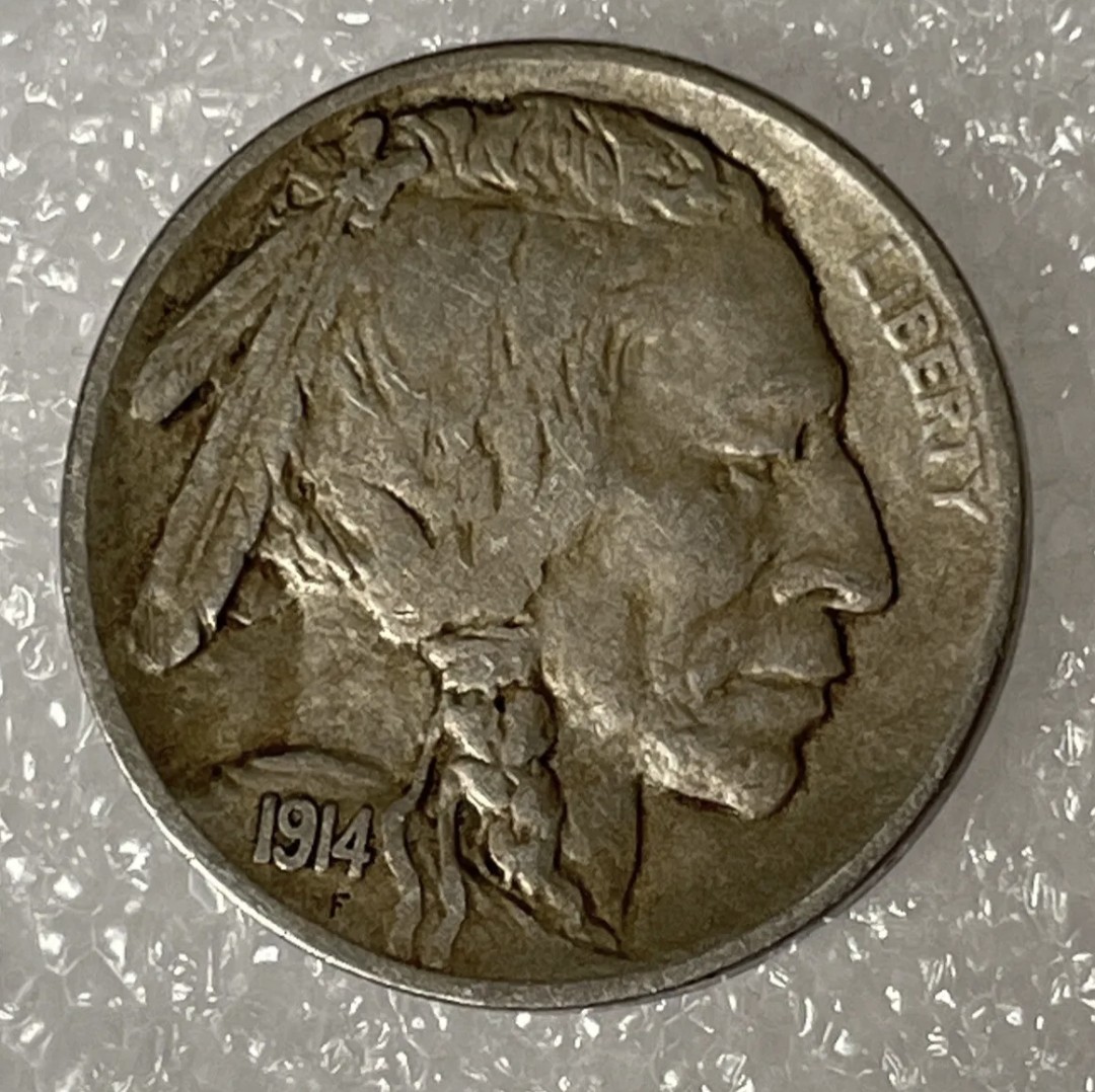 Interesting-1914-S-Buffalo-Nickel,-Damaged-Or-Mint-Error?