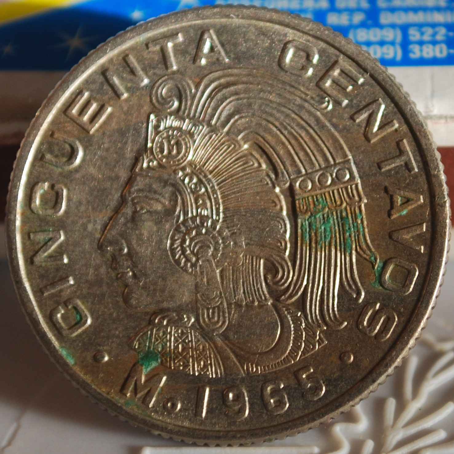50-Centavos-Mexico-1965-Cracked-Coin