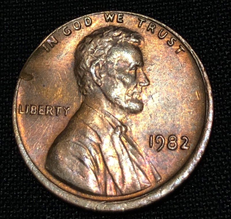 Damaged-1982-Penny-3.1g