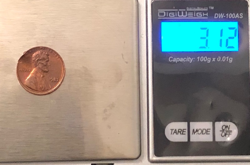 Damaged-1982-Penny-3.1g