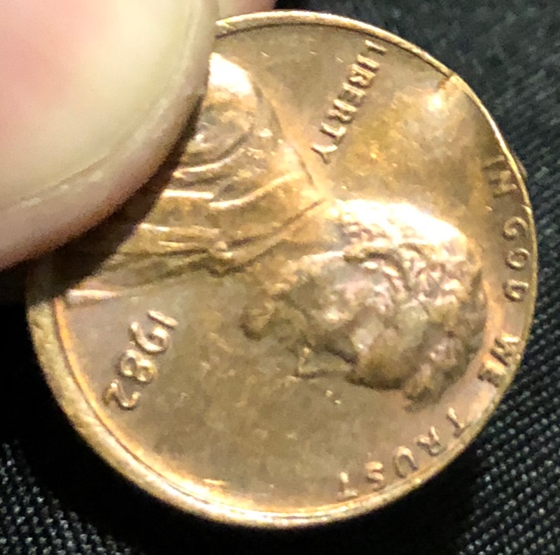 Damaged-1982-Penny-3.1g