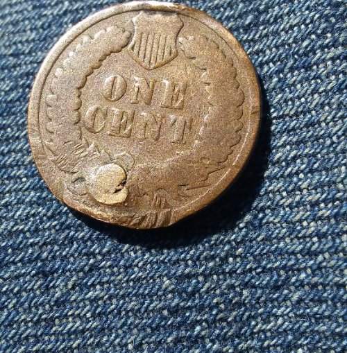 1892-Indian-Head-Penny-With-Interesting-Error/Damage?