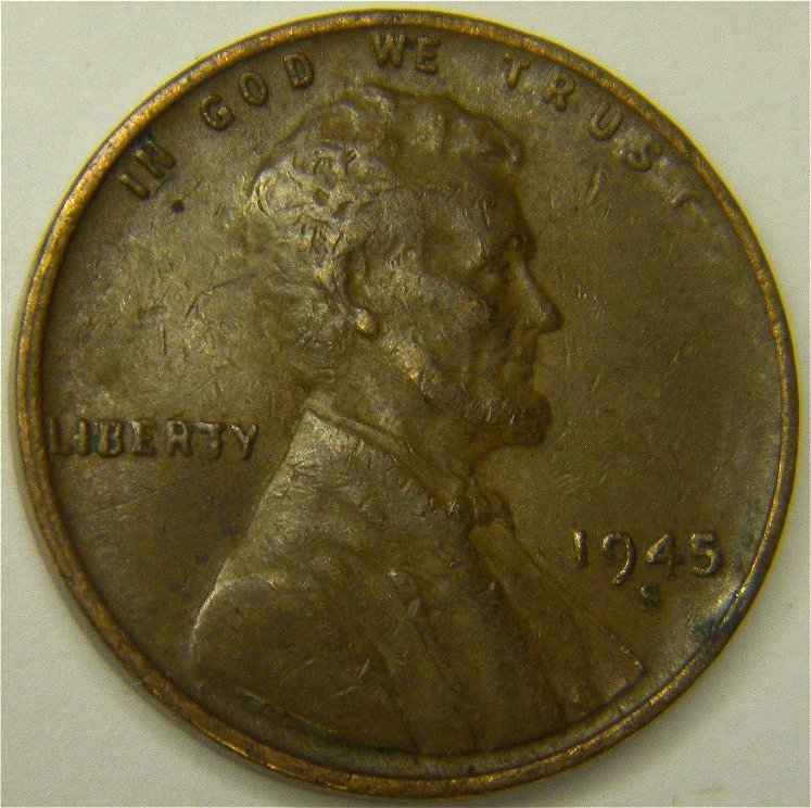 1945-S-Lincoln-Wheat-Penny---Error-On-Mintmark?