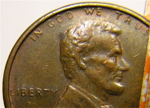 1972-D--Lincoln-Penny---Thin-Weak-Strike-On-Obverse-Motto?
