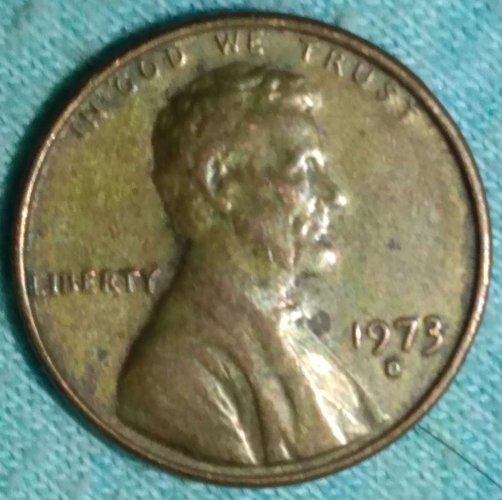 1973-D-Lincoln-Penny-Is-BronzeYellow?