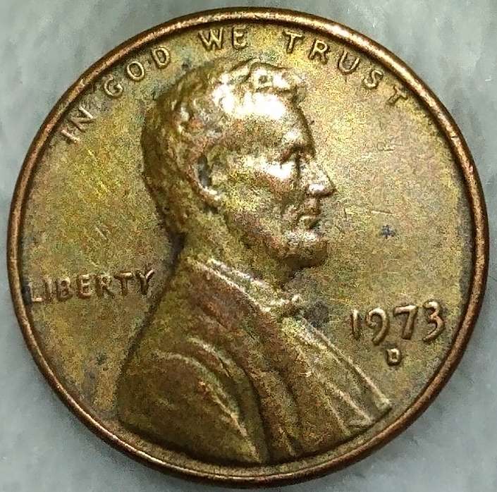 1973-D-Lincoln-Penny-Is-BronzeYellow?